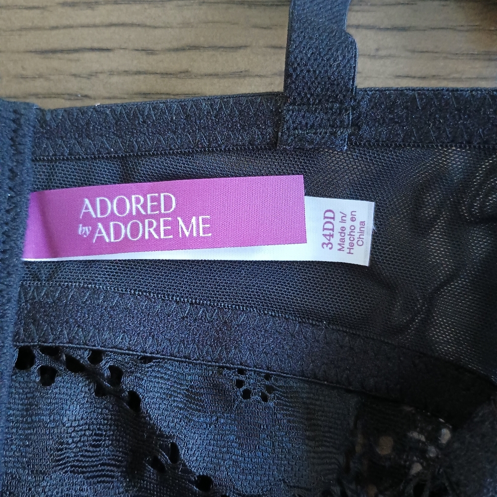Adored by Adore Me Payal Longline Underwire Lace Demi Cup Bra Various Size - Picture 11 of 14